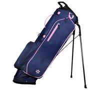 April by Glove It Navy Golf Stand Bag - Lightweight 14-Way Divider Bag with Dual Straps & Pockets - Durable & Stylish