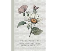 April - Daisy and Sweet Pea: Birth Flower Notebook