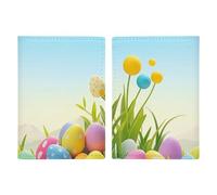 April Easter Passport Holder Personalized Passport Wallet for Women Men Travel Document Organizer Holder