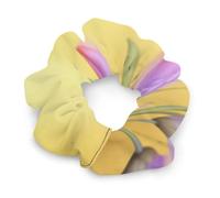 April Easter Scrunchies for Women Chiffon Hair Ties Fashion Soft Ties And Bands Elastic Ponytail Holders No Damage Hair Accessories