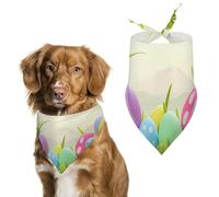 April EasterPet Scarf Dog Bandana for Small Medium Large Exquisite Unique Cat Dogs Kerchief Premium Fabric Cute Triangle Cat Dogs Bibs Scarf