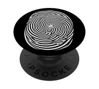 April Fool Optical Illusion Duck Psychedelia Spiral PopSockets Adhesive PopGrip