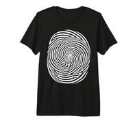 April Fool Optical Illusion Duck Psychedelia Spiral Premium T-Shirt