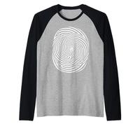 April Fool Optical Illusion Duck Psychedelia Spiral Raglan Baseball Tee