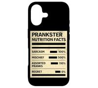April Fool Prankster Nutrition Facts Funny Mischief Sarcasm Case for iPhone 17