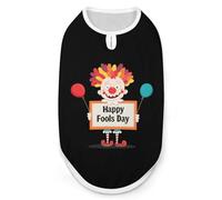 April Fools Day Dog And Cat Clothes Pet Summer Sleeveless T Shirt Basic Vest L
