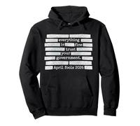 April Fools Day Everything Is Fine Trust Your Government Pullover Hoodie
