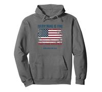 April Fools Day Everything Is Fine Trust Your Government Pullover Hoodie