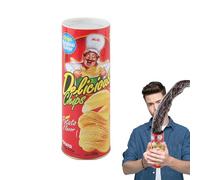 April Fools Pranks - 7.5x21.5cm ABS, Jumping Potato Chip, Snakes in Can | Perfect For Party Trick Fun, Halloween Prank Toys, Birthday Surprise Games, Office Joke Activities, Family Entertainment Ideas