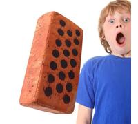 April Fools Sponge Bricks - Simulation Fake Brick Spone Funny Brick Christmas Plaything, Magic Props Plush Pillow Nap Sponge Cushion, Simulation Bricks For Halloween, Pranks, Party Gags, Kids And Adu