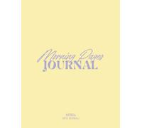 April Morning Pages: Dated & Lined notebook for daily journaling practice, 8.5 x 11 in White Paper