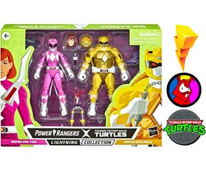 April O'Neil & Michelangelo - Power Rangers x TMNT - Hasbro 6 inch Figures