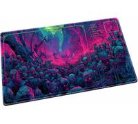 April Space Playmat for MTG & TCG，24x14 inches(Zombies are Attacking-Z)