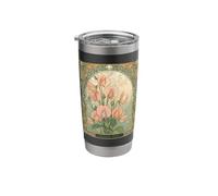 April Sweet Pea Birth Month Flower Stainless Steel Insulated Tumbler