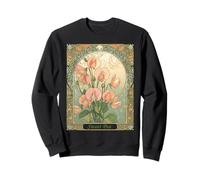 April Sweet Pea Birth Month Flower Sweatshirt