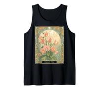 April Sweet Pea Birth Month Flower Tank Top