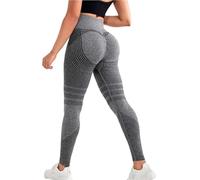 APRILADY Cellulite 3D Legging, 3D Leggings for Cellulite, Body Sculpting High Waist Tummy Control Resistance Band Leggings, Instant Sculpting Effect (UK, Alpha, M, Regular, Regular, Gray)