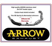 Aprilia 660 Tuareg 2022 22 Arrow Stainless Race Exhaust Header Pipes
