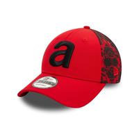 Aprilia Cap Adjustable Mens New Era Crackle Print 9Forty Red