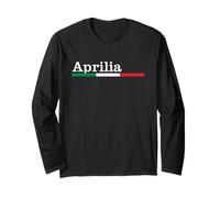Aprilia Città Italiana Bandiera Italia Maglietta Long Sleeve T-Shirt
