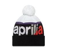 Aprilia Racing, Motorbikes, Superbikes, Official 2026 Collection, Wordmark Knit Cuff Bobble Beanie Hat, Stretch Fit