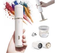 Aprilous Electric Makeup Brush Cleaner & Dryer Machine, Upgraded Patented Universal Collar Fits 99% of Brush Shapes, Deep Clean & Quick Dry, Rechargeable & Portable for Travel & Home Use, Gift