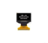 Aprilsunnyzone 0 96 Inch For OLED 128x64 Display for For diy Projects Compatible with, and Pi for Easy Use (White)