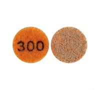 Aprilsunnyzone 1inch Emery Polishing Pad For Wet Or Dry Use On For Granite, Jadeite, Marble, Concrete, Suitable For Grinding, Honing And Polishing Surfaces(Grit 300)