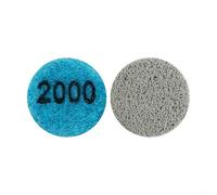 Aprilsunnyzone 1inch Emery Polishing Pad For Wet Or Dry Use On For Granite, Jadeite, Marble, Concrete, Suitable For Grinding, Honing And Polishing Surfaces(Grit 2000)