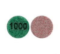 Aprilsunnyzone 1inch Emery Polishing Pad For Wet Or Dry Use On For Granite, Jadeite, Marble, Concrete, Suitable For Grinding, Honing And Polishing Surfaces(Grit 1000)
