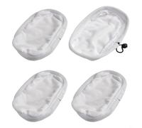 Aprilsunnyzone 4Pcs Microfiber Mop Cloths Pads, Steam Cleaner Pads Replacement For Morphy Richards 720020 720021 720502,9In1 Mop Cloths Pads