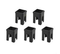 Aprilsunnyzone 5Pcs Fitness Equipment Square Tube Inserts Sleeve Converter 50 * 50 To 38 * 38mm, Resists Wear, Shock-absorbing, Easy Installation