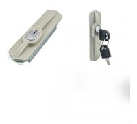 Aprilsunnyzone ABS Sliding Door Lock Compatible With For File Cabinets And Storage Cabinets With Color-Coded Switch(H)