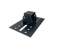 Aprilsunnyzone AFor DJustable Metal Speaker Mount Adapter, Rotatable Design For Mobile For DJs And Performers, Lightweight And Portable(606 omnipotent)