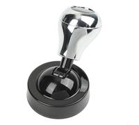 Aprilsunnyzone Alloy Car Engine Start Stop Button Lever Protective Cover with Sporty Trim, Compatible with Most Models (C Silver)