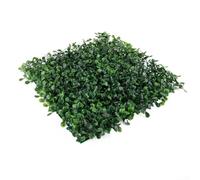 Aprilsunnyzone Artificial Grass Mat Panel For Indoor Outdoor Wall Fence 25x25cm HDPE Greenery Panel Water Resistant And UV Stable