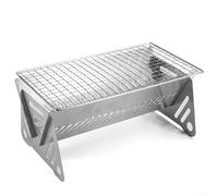 Aprilsunnyzone Barbecue Grill, Outdoor Grill, Portable Detachable Bbq Small Tool, Stainless Steel Camping Stove, Easy To Carry