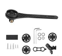 Aprilsunnyzone Bicycle code table bracket carbon fiber extension for action cameras, cycling meters, and lighting accessories
