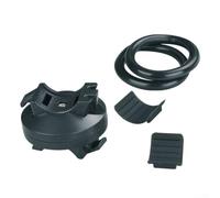 Aprilsunnyzone Bicycle LED Flashlight Mount Clip Bracket With Silicone Straps, Adaptable To Different Bike Diameters, Providing Strong And Easy To Use Fixation