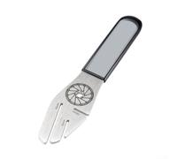 Aprilsunnyzone Bicycle Truing Tool With 3 Slot Head For Straightening Bent Rims Compatible With For MTB Road And E-Bike Wheels Brushed Stainless Steel Finish(Single)