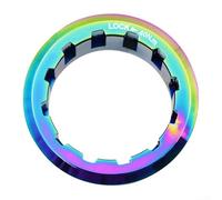 Aprilsunnyzone Bike Cassette Cover For 12 Speed For MS Freehub Body Aluminum Alloy Construction Supporting Performance Cycling Disciplines(Colorful)