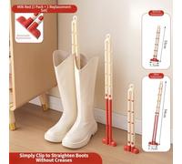 Aprilsunnyzone Boot Shaper Support With Telescopic Length From 33cm To 54cm Adjustable For Tall And Short Boots Prevents Wrinkles And Maintains Shape Made Of ABS(D)