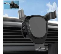 Aprilsunnyzone Car Air Vent Smartphone Cradle Easily Adjustable with Non Slip Features for Safe Interaction (Silver)