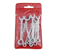 Aprilsunnyzone Chrome Vanadium Steel for mini Wrench Set 10pcs Chrome Vanadium(Red British)