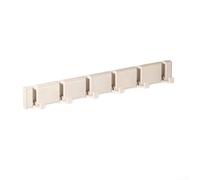 Aprilsunnyzone Compact Folding Clothes Hanger with an Invisible Design for Organized Spaces (6 Hooks)