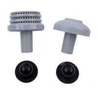 Aprilsunnyzone Comprehensive 32mm Inlet and Outlet Pool Connection Kit for INTEX Above Ground Pools (Black)