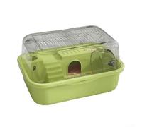 Aprilsunnyzone Extra-Large Double-Layer Transparent Acrylic Hamster Cage For Happy Pets!(Green)