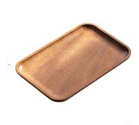 Aprilsunnyzone FOR AMERICAN Walnut Tea Serving Tray Japanese Style Wooden Coaster Multipurpose Tray For Dry Tea Snacks Fruits Handcrafted Smooth Edges(D)