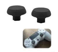 Aprilsunnyzone For PS4 DualShock4 Analog Set Designed For Direct Fit And Stable Contact Resistance Full Motion Range(Black)