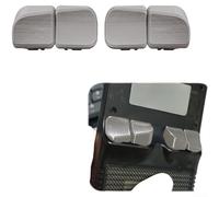 Aprilsunnyzone For R36S-Compatible Shoulder Buttons Featuring Silent Microswitches And Optimized Anti-Slip for CONTOUR For Improved Ergonomic Control And Stability(Gray)